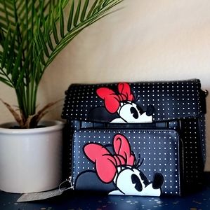 Disney minnie mouse crossbody purse